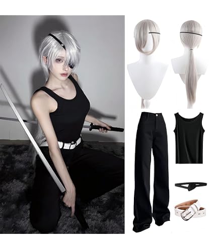 Amazon.co.jp: チェンソーマン マキマ コスプレ 衣装 ウィッグ 靴 追加